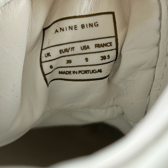 Anine Bing Hayden Sneakers in White - Picture 8 of 9